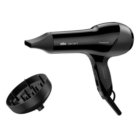 Braun | Hair Dryer | HD785 Satin Hair 7 SensoDryer | 2000 W | Number of temperature settings 4 | Ionic function | Diffuser nozzl